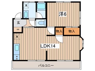 マロンプレーンAの物件間取画像